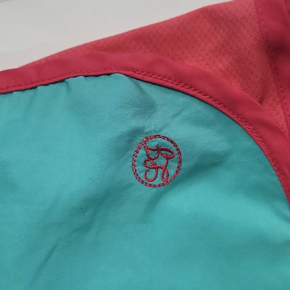 LAUREN JAMES CO Green Pink Dri Fit Athletic Shorts with Lining - Picture 3 of 13